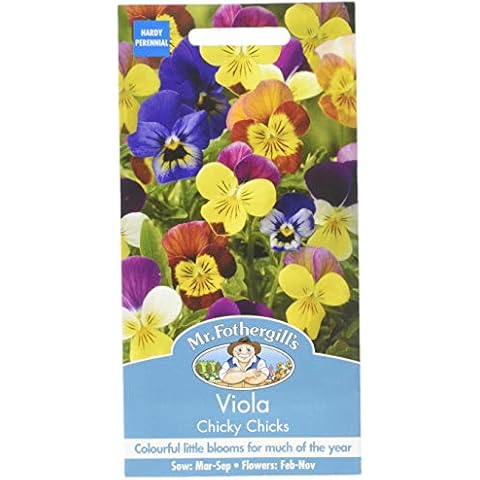 Mr Fothergill's Viola Chicky Chicks Flower Seeds Cover