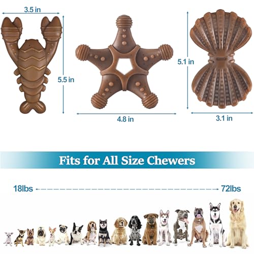 Dog-Toys-for-Aggressive-Chewers-Indestructible-Dog-Toys-for-Large-Dogs-Dog-Chew-Toys-for-Large-Medium-Small-Breed-3-Pack-Super-Chewer-Dog-Toys-with-Tough-Nylon-Gift-for-Dogs