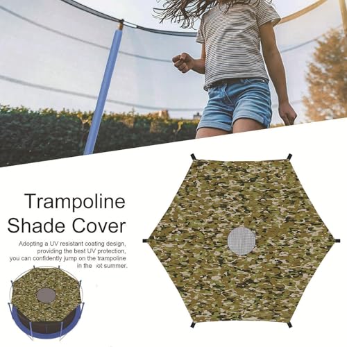 Cubierta de trampolín exterior con protección solar avanzada y sombra para jardín 7