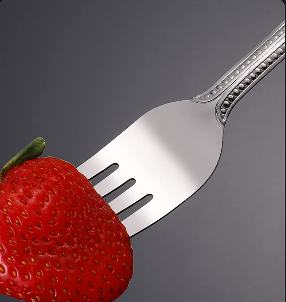 Juego de cubiertos, juego de cubiertos de acero inoxidable, plástico transparente, juego de cuchara, cuchillo y tenedor, juego de cubiertos retro de 50 piezas, cubiertos de cocina, vajilla principal d