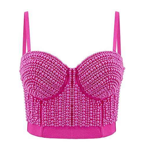 Soutien-gorge à perles push-up galbant avec bretelles ajustables Naimo