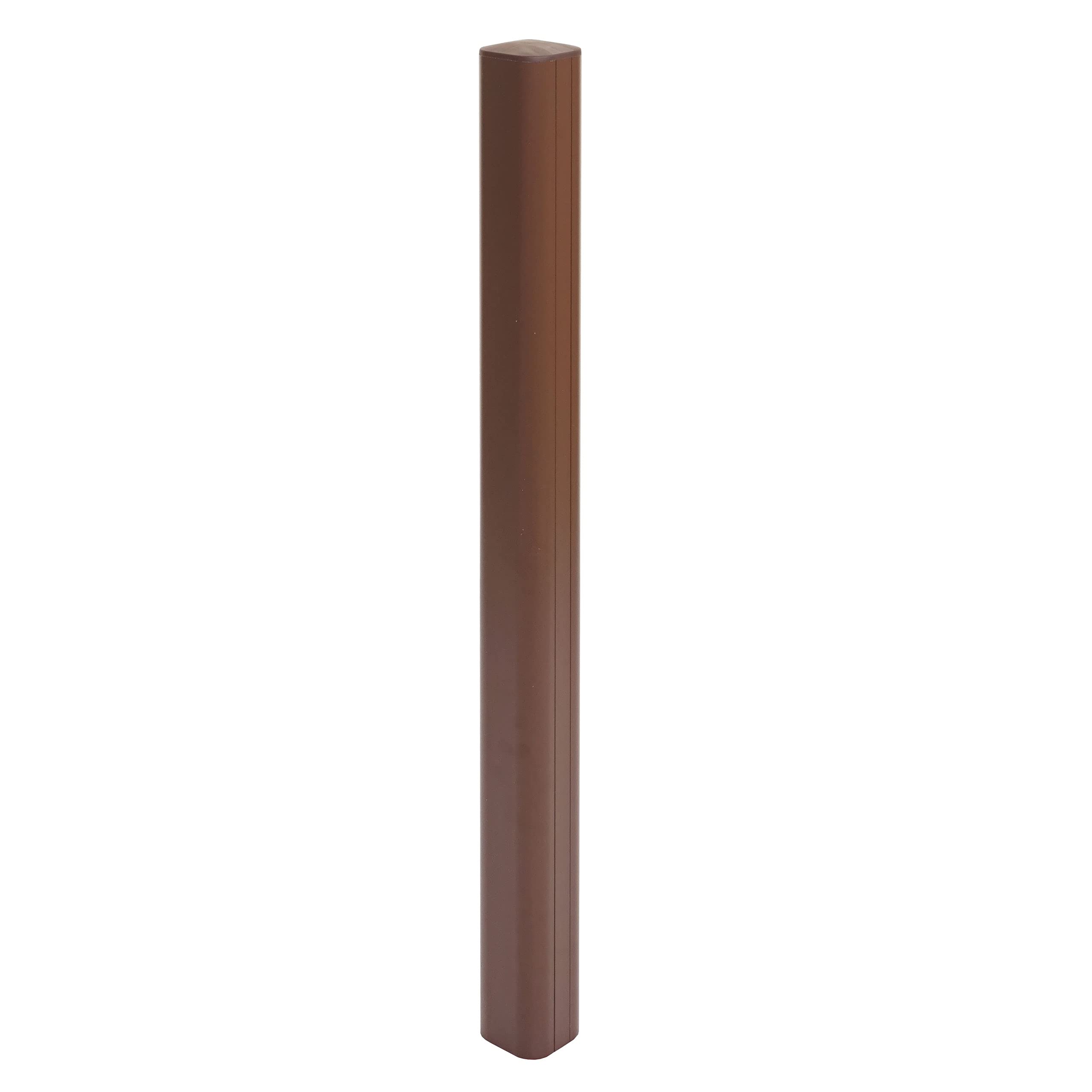 Mendler Aluminiowe słupki Sarthe-WPC, słupki słupki, system wtykowy - 98 cm, brązowy