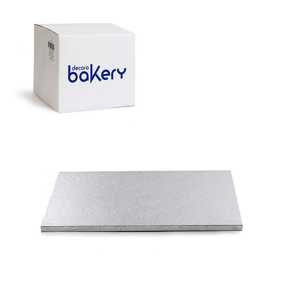DECORA 0931221 CAKEBOARD Silver 30 X 40 X H 1,2 CM
