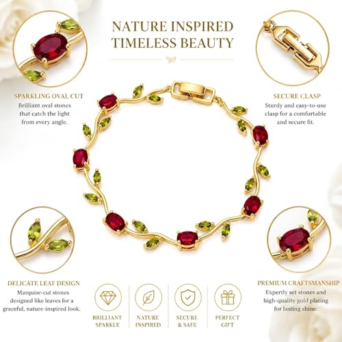 Image of Aurie Tulip Bracelet for Women & Girls | Anti Tarnish Stainless Steel Floral Bracelet |Party and Daily Wear Jewellery