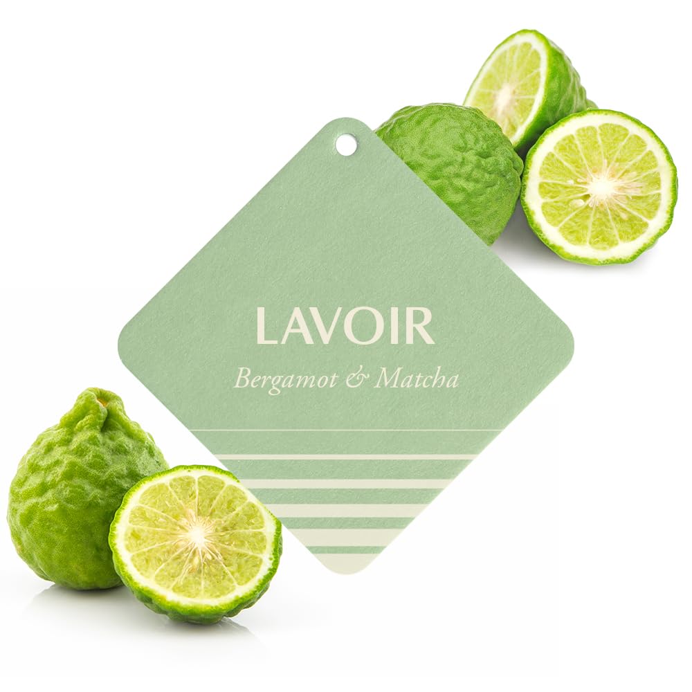 LAVOIRラブア フレグランス タグ ベルガモット&抹茶 車用芳香剤 カーフレグランスタグ 1枚 吊り下げ型 芳香剤