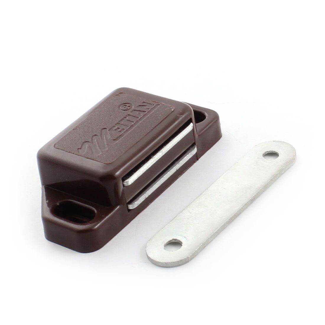 Uxcell Brown Sourcingmap Cabinet Door Metal Single Magnetic Catch Latch 58Mm Length