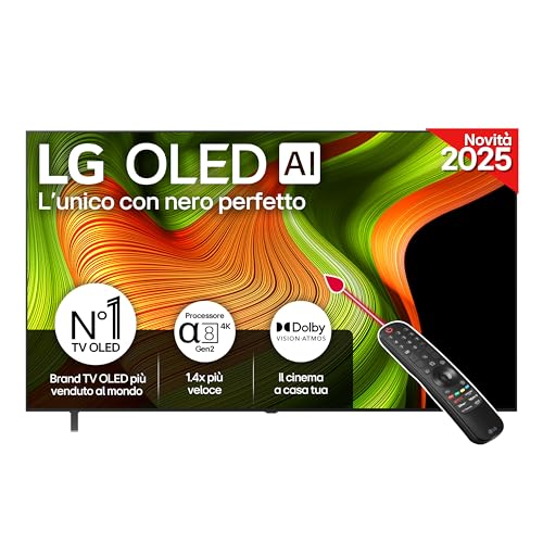 LG OLED AI B5 TV 77 pollici, Smart TV 4K,