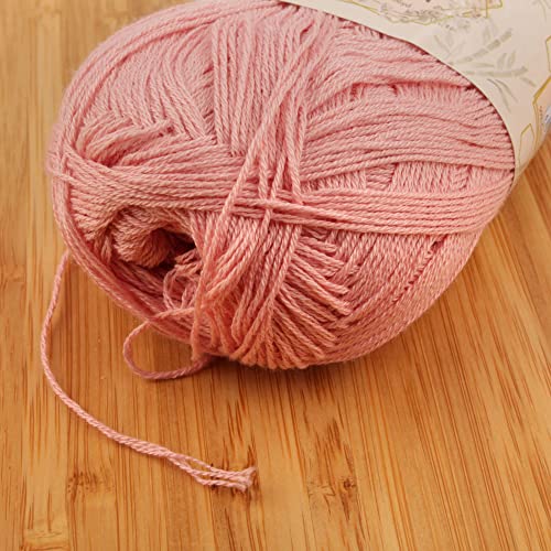 Image of JubileeYarn Baby Soft Bamboo Cotton Yarn - 50g /Skein - Dreamy Blush - 4 Skeins