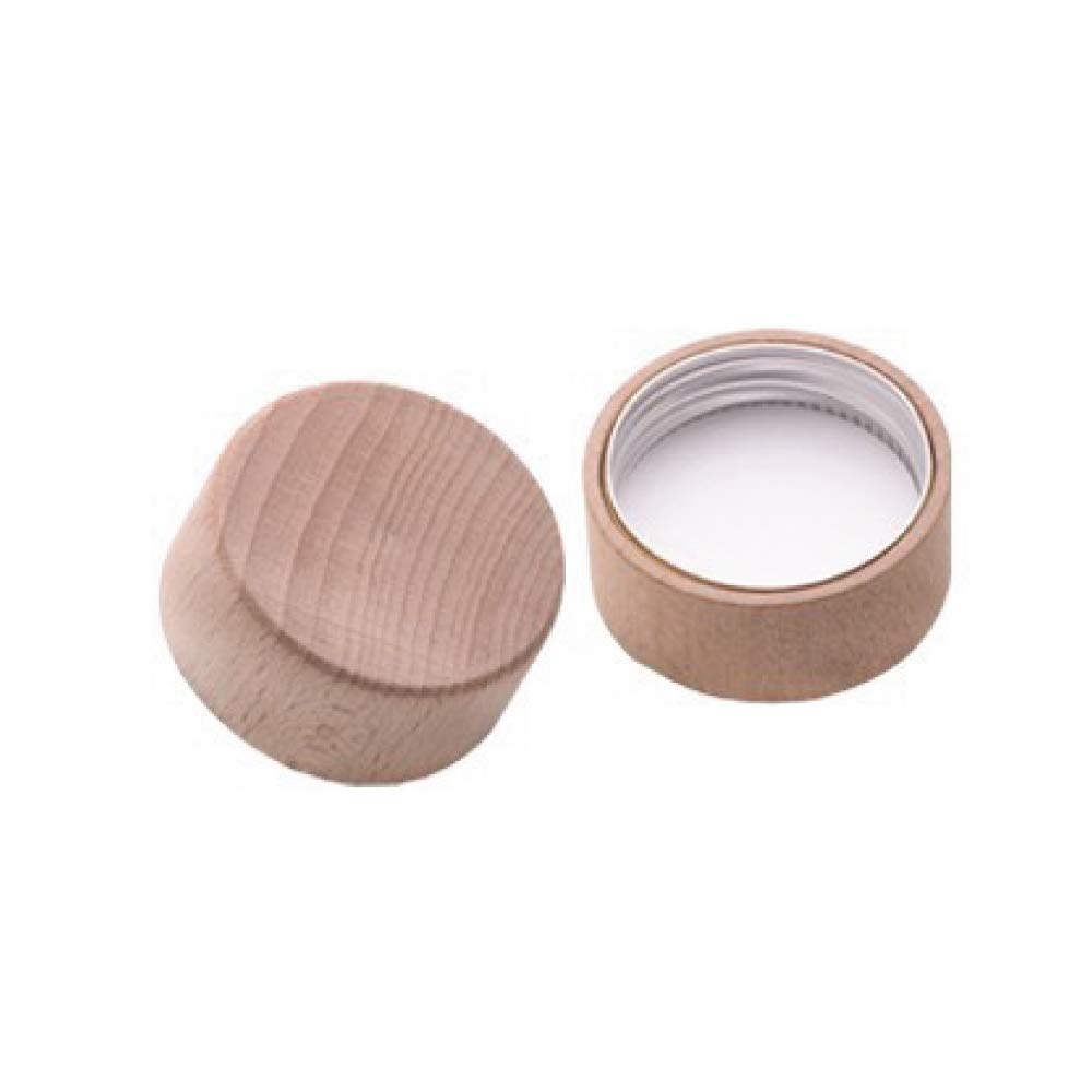 Bouchon à vis de prestige GPI33 en Moplen habillé de bois pour flacons de luxe, x10