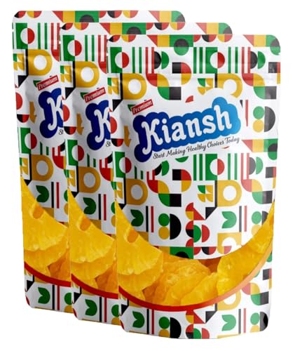Image of Kiansh Dry fruits Nuts And Seeds (Dried Pineapple Ring, 600g)