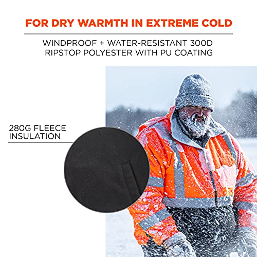 Ergodyne Standard Jacket, Orange, X-Large #TOP1