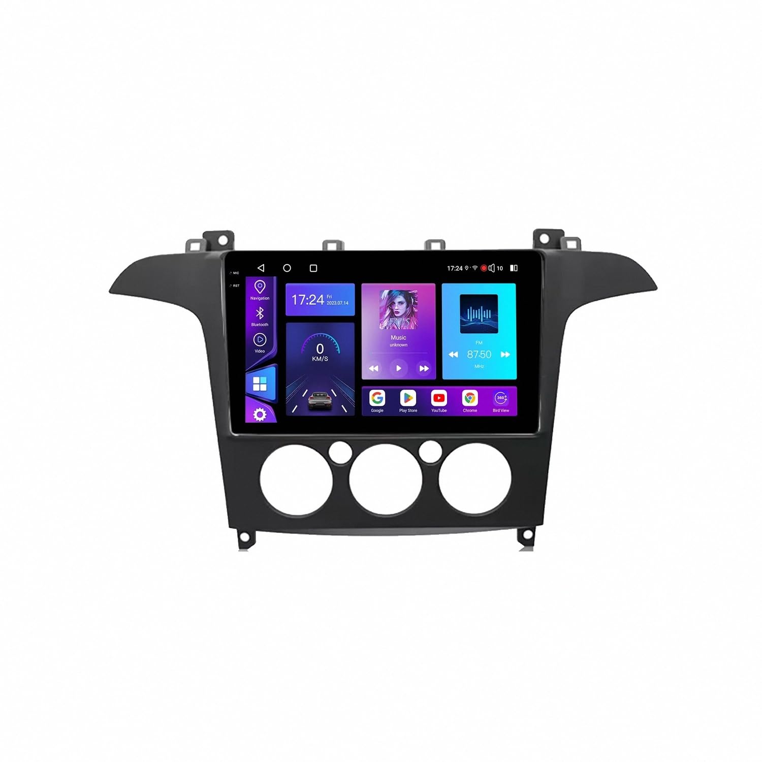 Pantalla Carplay para Ford S-MAX 2007-2015 con Android Auto inalámbrico y 32GB 8