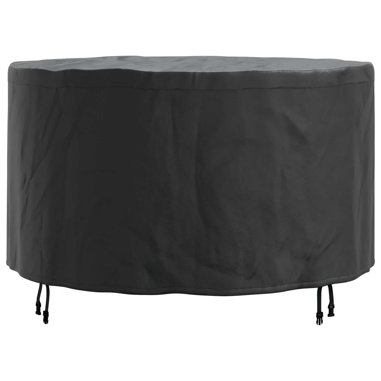 Möbelbezug Schwarz 102 x 102 x 71 cm aus 210D Oxford Stoff, wetterfeste Schutzhülle mit doppelt genähten Nähten, atmungsaktiv und reißfest für Gartenmöbel Terrasse Balkon Lounge