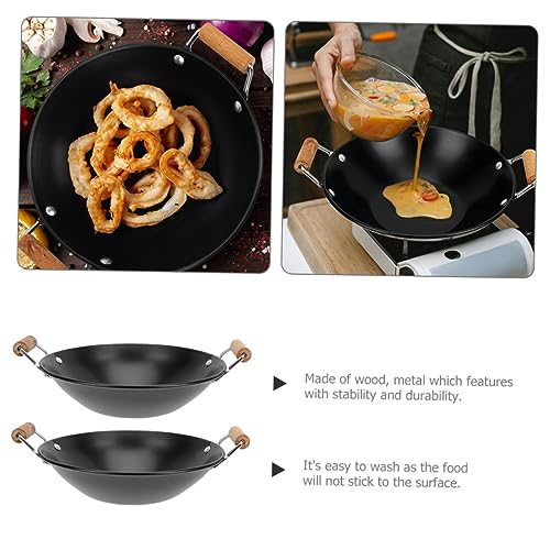 Set Wok de Acero Inoxidable Antidesbordante 2 piezas miniatura 5