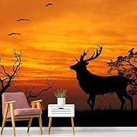Wall Mural Natural Landscape Removable Self-Adhesive Wallpaper Wall Decoration for Bedroom Living Room - 66x96 inches