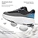 Wirpex Women's Wide Toe Box Walking Shoes Comfortable Cushion Running Tennis Shoes Breathable Non Slip Workout Gym Sports Athletic Extra Wide Width Fashion Sneakers Black Size 8