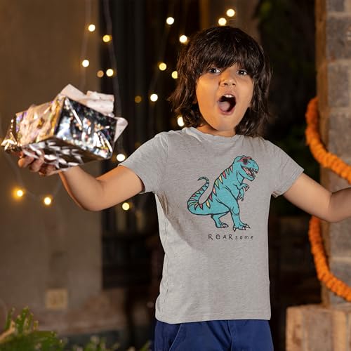 Kids Rad Roarsome Dino Short Sleeve Crusher Tee4