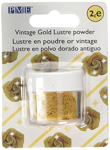 PME Edible Lustre Colour Vintage Gold - Packaging May Vary
