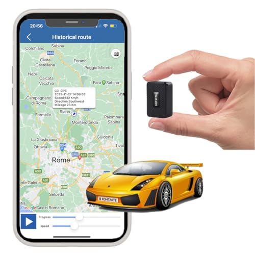 【Mini GPS Tracker】la dimensione è 55 mm * 36 mm * 21 mm. Peso: 58 g, batteria al litio ricaricabile da 1500 mAh, ideale per bambini e anziani in situazioni speciali. Può essere utilizzato anche per tracciare veicoli, bagagli, borse, ecc.