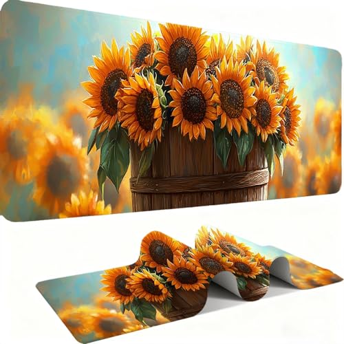 Mousepad de Bureau Idéal pour le Travail sur Ordinateur et PC Fixe