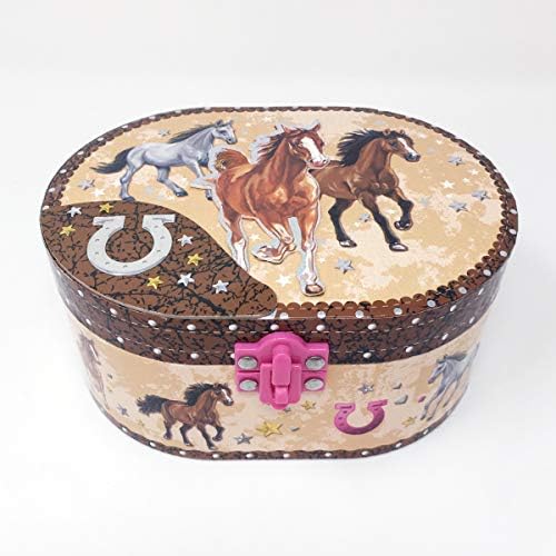 horse musical jewelry box