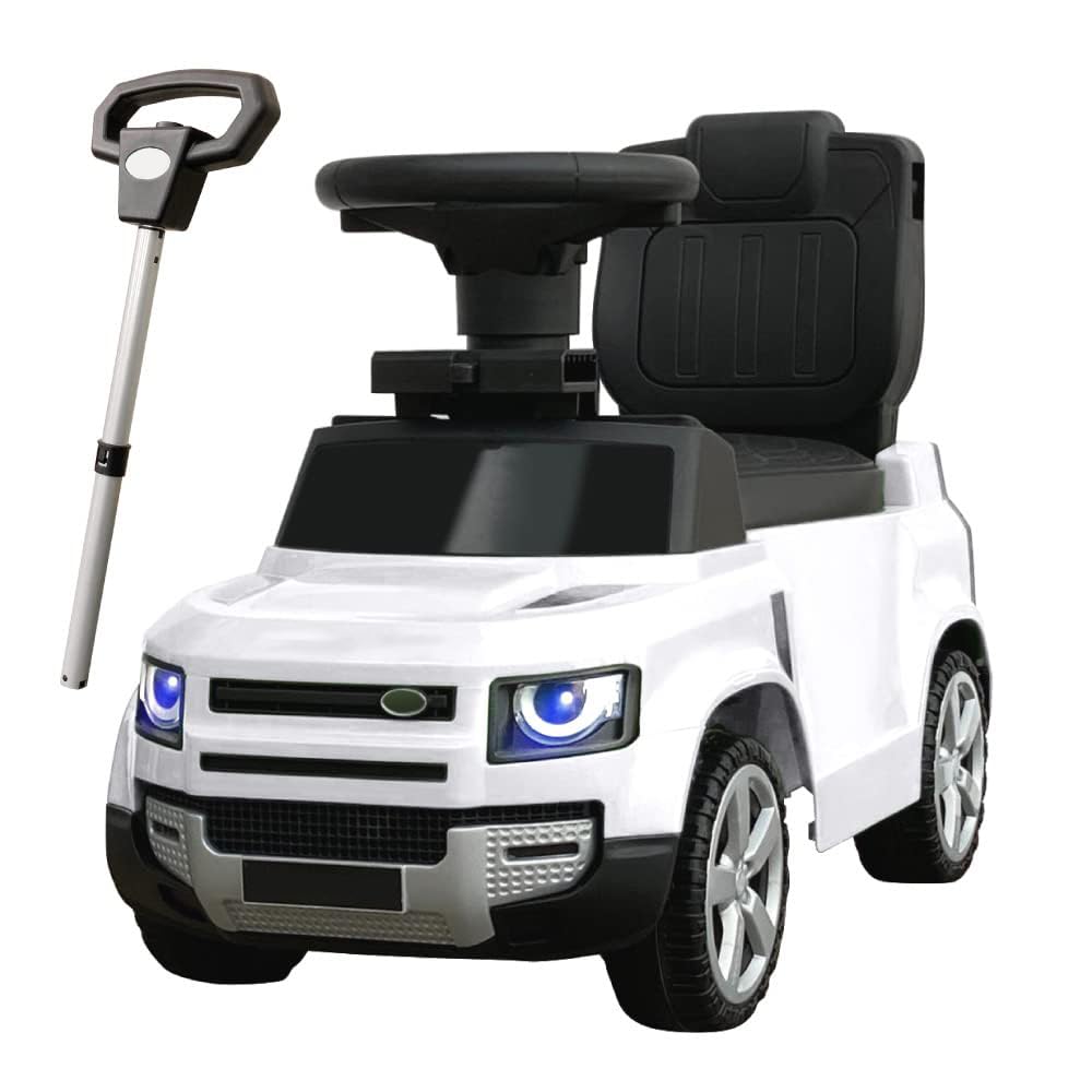 DEFENDER 90 ライドオンカー ホワイト Amazon | Bee8 ランドローバー ディフェンダー90 ホワイト 足蹴り 乗用