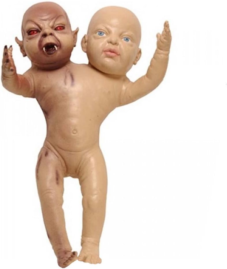 Foam Latex Evil Demon Twin Baby Creepy Halloween Prop