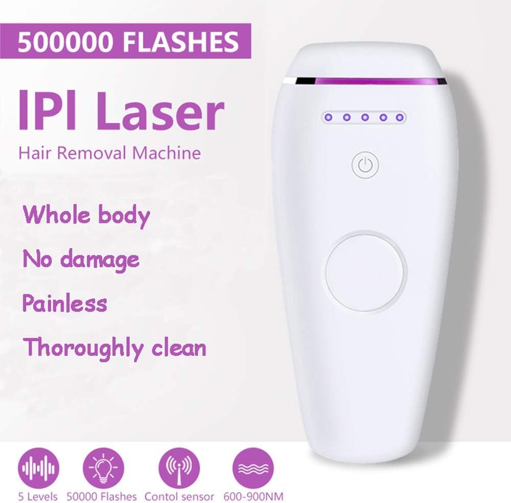 AMPLIN Ipl Hair Removal Handset Laser Hair Removal Machine For Permanent Painless Lazer Hair Removing Epilator Men And Women Bikini Armpit Bikini Pubic Hair Removals (White) 3