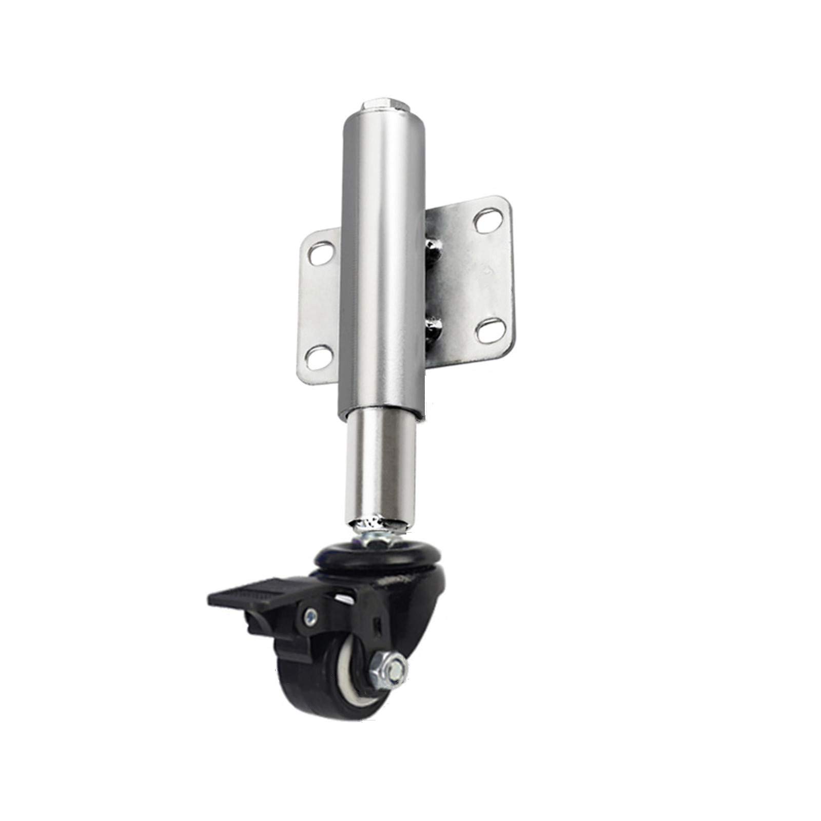 Roulettes pivotantes de 40 mm amortissantes LUNEZY pour un roulement silencieux
