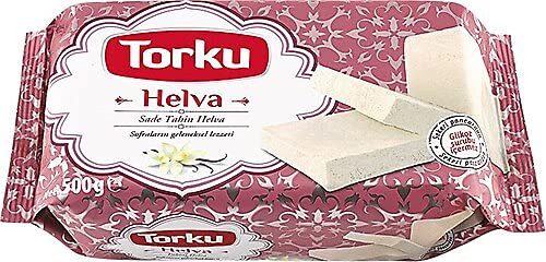 Miniatura 2 de Halva de vainilla, Halva turca, Tahini Halva,, postre Halva,Turk Helvas,Helva,Halvah Por Torku 500 Gr 17,6 Oz
