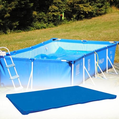 Housse de piscine gonflable ronde bâche pliante et cordon - 4