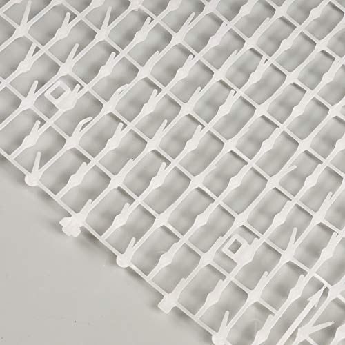 Hmyomina 13ft Garden Cat Scat Spike Mat, Anti-Cats Network Digging Stopper Prickle Strip Home Spike Deterrent with 8… - Image 5