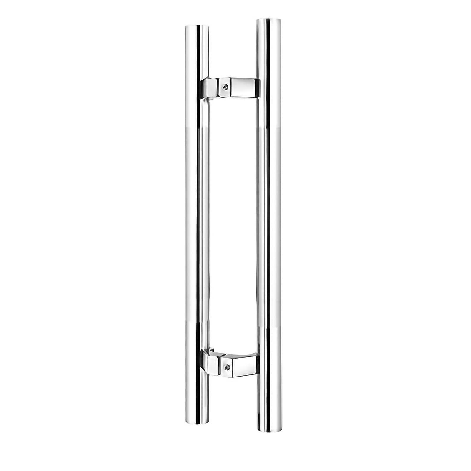 Poignée de porte d'entrée va-et-vient en inox pour douche et porte de grange