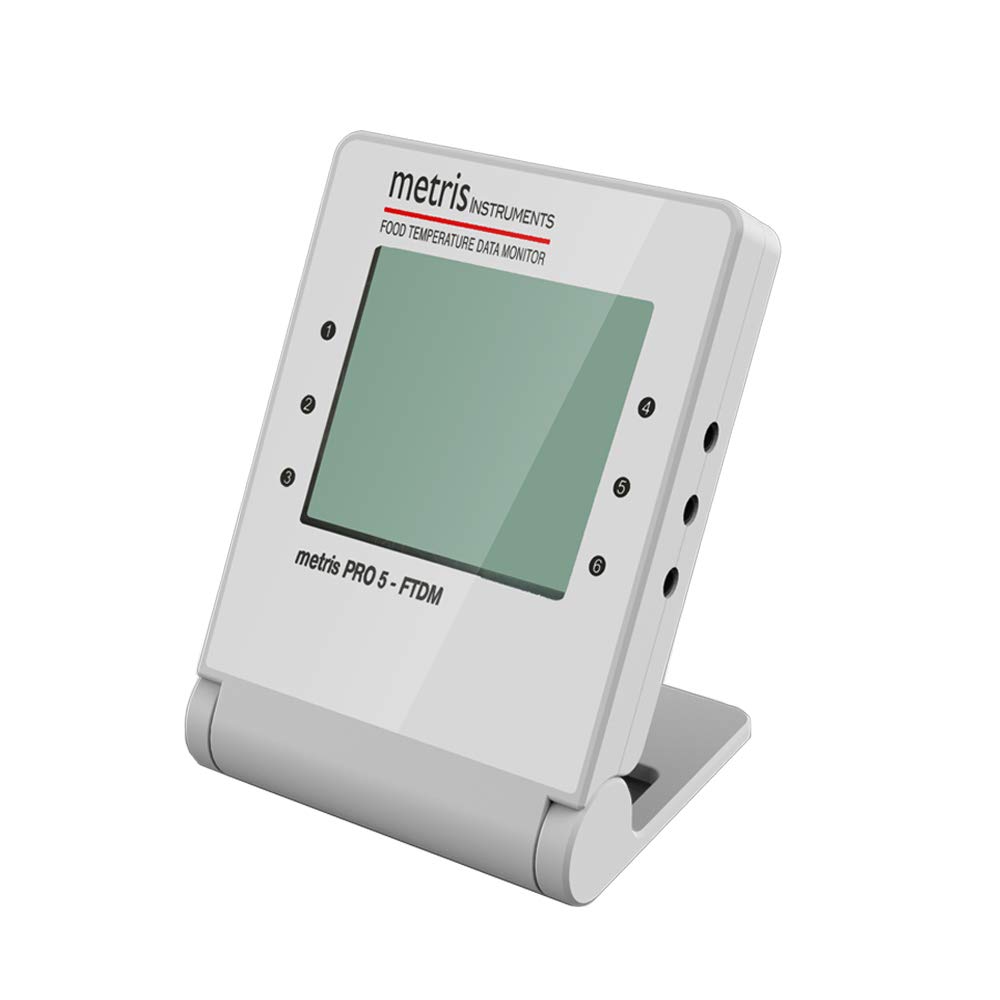 Termometro digitale a infrarossi per carne e cibo, con due sonde di temperatura e timer di cottura, si collega all'app del telefono, modello PRO5-FTDM