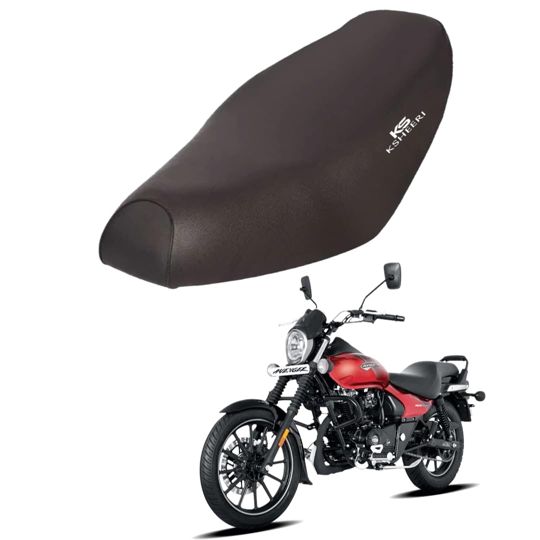 KSHEERI Avenger Street 160 Bike Seat Cover Protect from Rust and Dust, PU Leather Waterproof Durable Seat Cover Frant & Rear (Black)-image-27