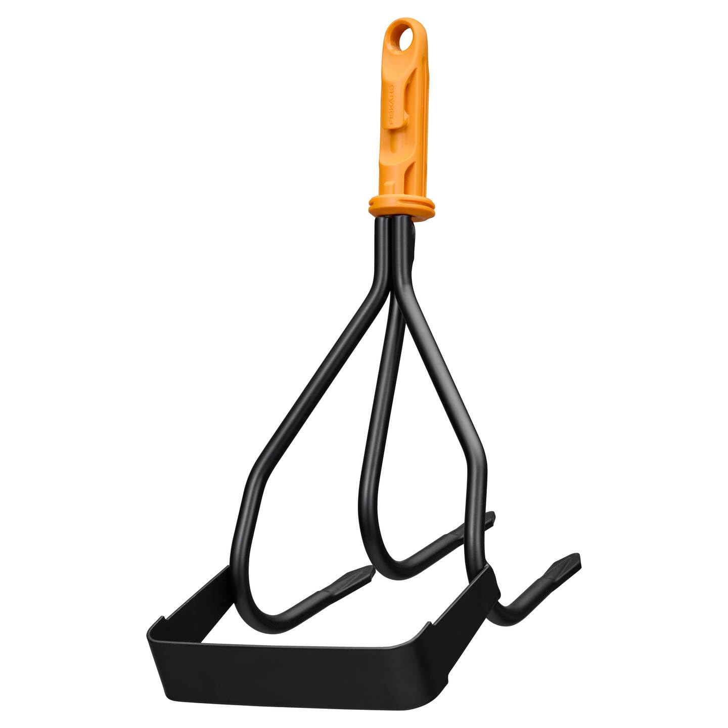 Fiskars OneClick Sarcloir, Accessoire Multifonction pour l'Entretien des Plates-Bandes, Changement Facile en Un Clic, Lame en Acier Trempé, Noir/Orange, 1080685
