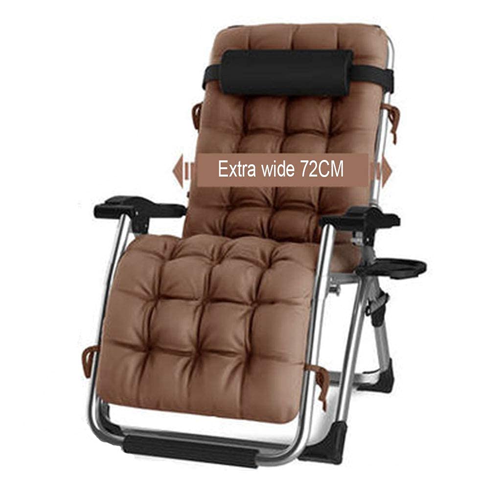 Chaise longue inclinable de jardin robuste 440 LB contre le mal de dos