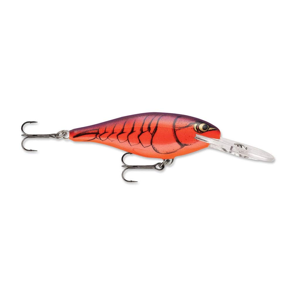 Shad Rap Lure, Size 05, 2" Length, 4'-9' Depth, 2 No 8 Treble Hooks, Demon, Per 1