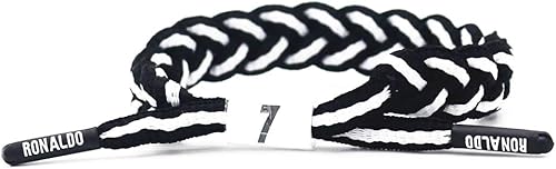 Cristiano Ronaldo Neymar - Pulsera de fútbol con diseño de estrella del equipo de fútbol CR7, ajustable, 2 unidades (Cristiano Ronaldo)