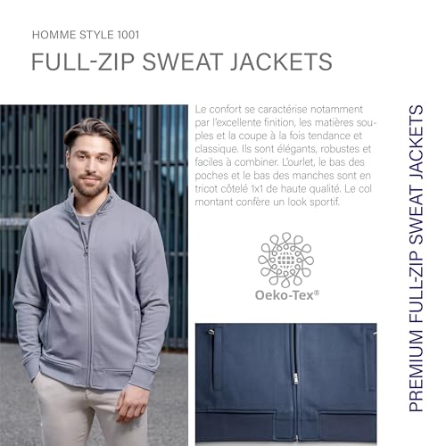 Pullover sweater homme HRM 1001 pull anti boulochage doux