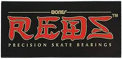 Bones Rolamentos de skate de precisão Reds (2 rolamentos)