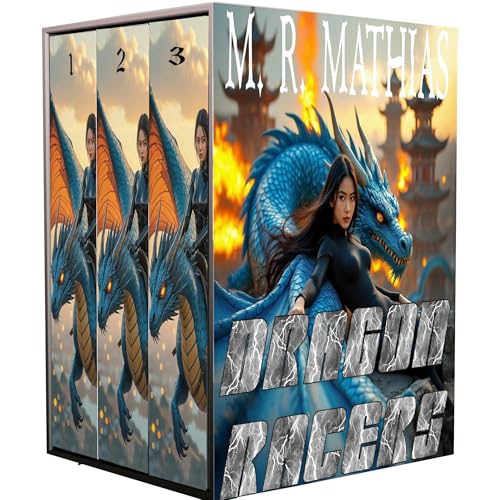 Dragon Racers Audiolibro Por M. R. Mathias arte de portada