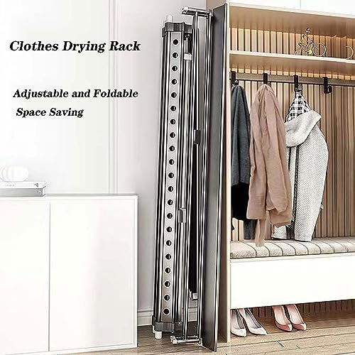 Clothes Drying Rack Foldable, Aluminum Alloy Laundry Stand, Racks for Laundry Room, Garment Rack On Wheels Heavy Duty, Laundry Stand Organizer - Image 6