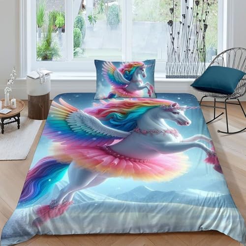 Housse de couette pegasus coloré en microfibre, le cadeau idéal pour lit de garçon - 3