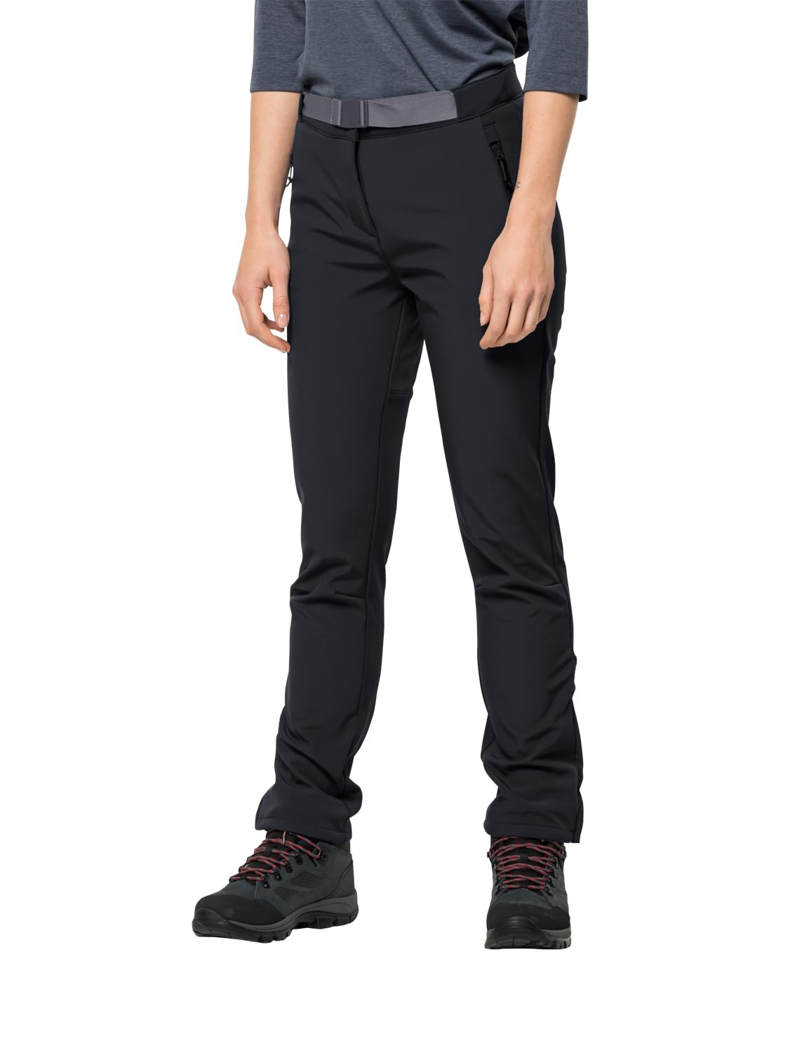 Jack Wolfskin Women's Stollberg Pants W Hiking Trousers, Black, 36 (EU)