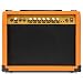 LyxPro 40 Watt Electric Guitar Amplifier | Solid State Studio Amp with 8â€ 4-Ohm Speaker, Custom EQ Controls, Drive, Delay, Â¼â€ Passive/Active/Microphone Inputs, Aux In & Headphone Jack - Sunburst
