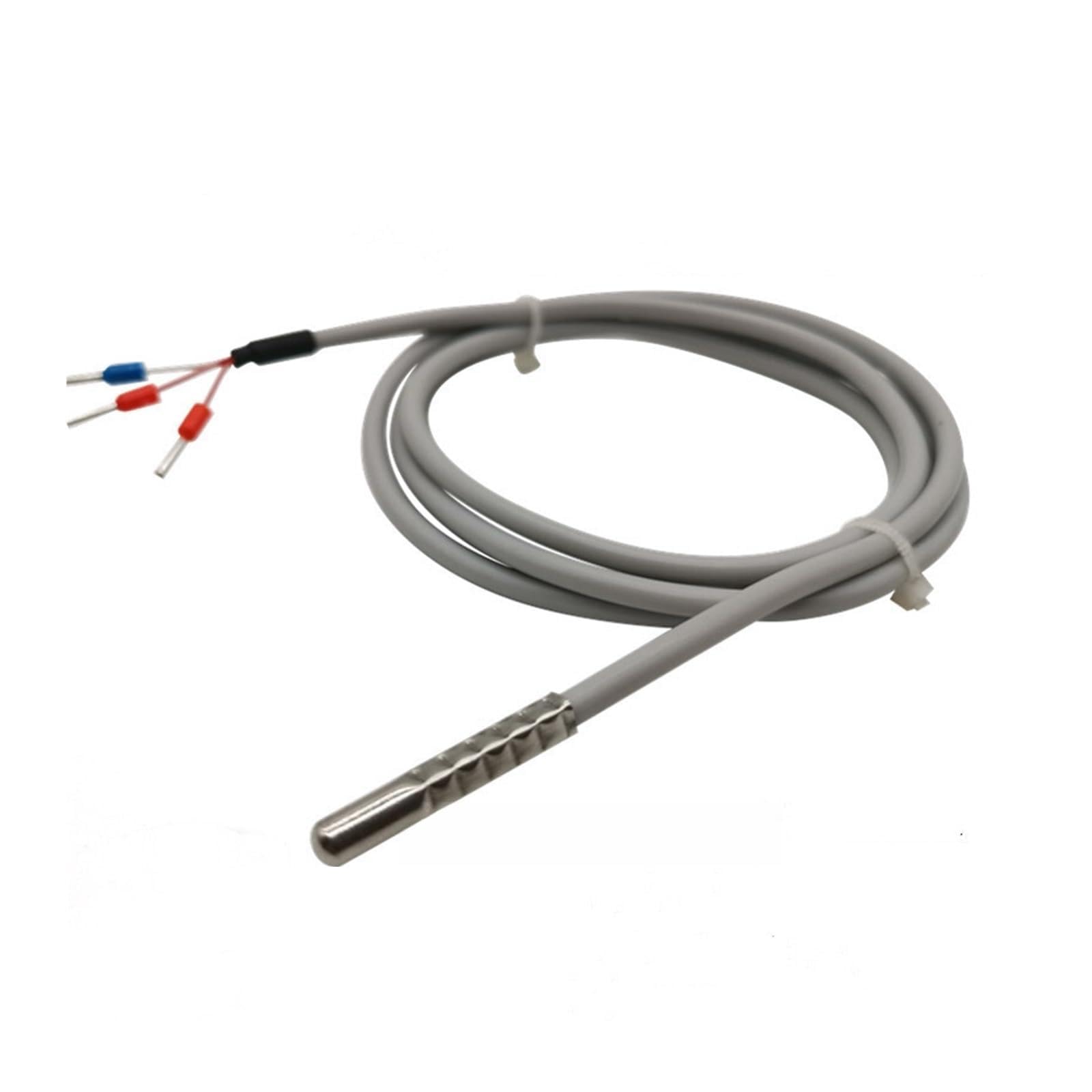 Czujnik temperatury, czujnik Pt100 Pt1000 z kablem silikonowym, 3 przewody(0.5meters Wire Length)