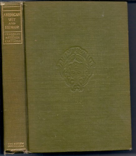 American Wit and Humor B000HZF29W Book Cover