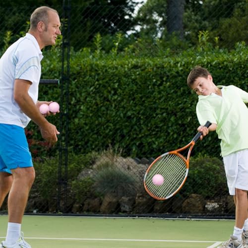 Toddmomy 6 StüCk Rosa TennisbäLle, Pinke Tennisbälle,Tennisball Hund, TennisbäLl Kinder füR AnfäNger Sports Training, Tennis Unterricht, Ballmaschinen Und Hunde Spielgerät