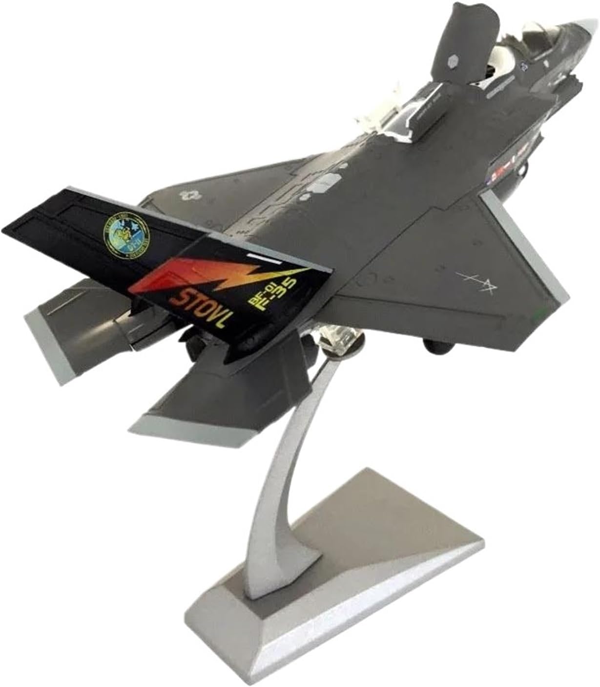 Miniature Scale 1 72 for Lightning B F-35 Fighter Static Simulation Alloy Aircraft Model Collection Decoration Flying Toy Game Kits